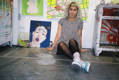 tomb-stoned:  bambooearring:  vansgirls:  On The Wall: Alexandra Cervantes Take one look at Alex’s art and you’ll feel as if you’ve fallen down a rabbit hole to Wonderland. This Southern Californian babe attends art school in San Francisco, and