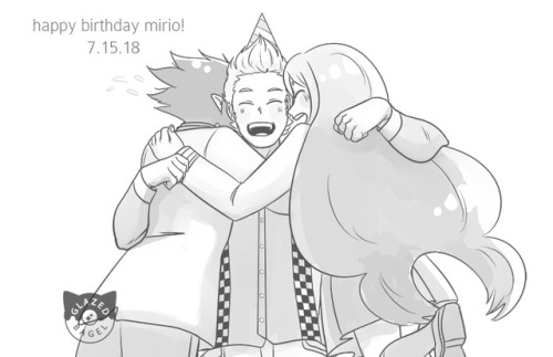 Im a lil late but happy bday to my sweet boi mirio ~!!!!