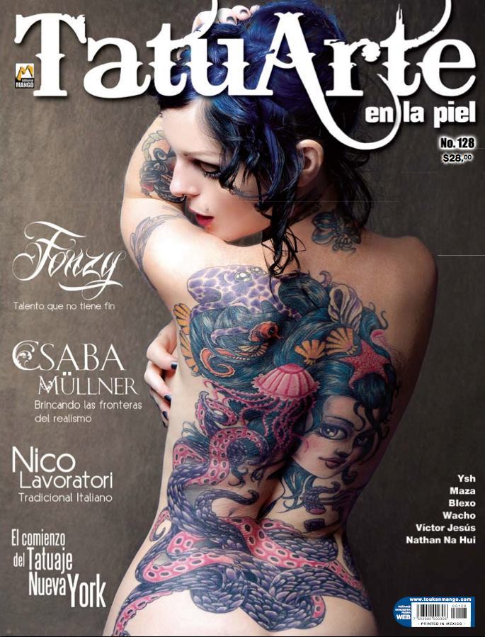 psychotic-riaeaction:  New issue of tattoo magazine  ” tatuarte en la piel” 