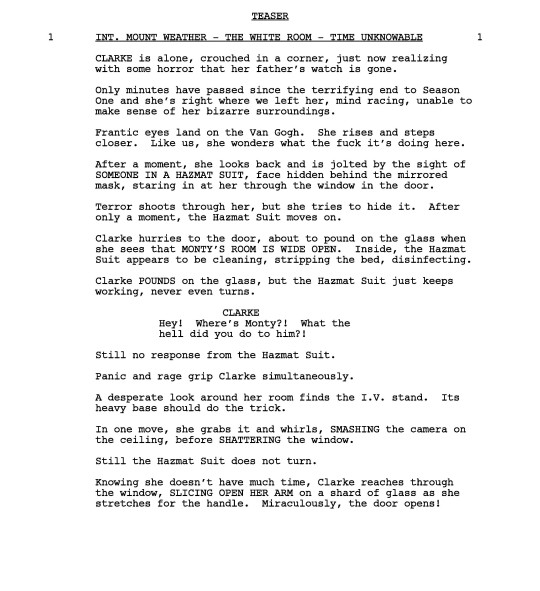 We’re back with SEASON TWO! Here’s the first excerpt from “The 48″, written by Jason Rothenberg. Enjoy!