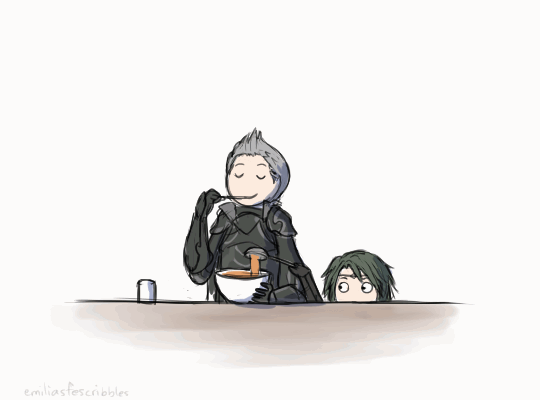 emiliasfescribbles:  Silas and Kaze’s B support  