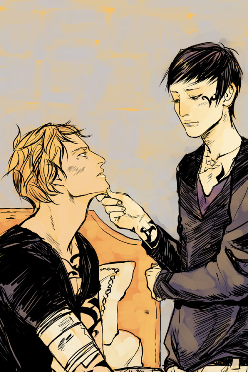cassandrajp:Working on the Postcards for City of Heavenly Fire for cassandraclareI drew this scene a