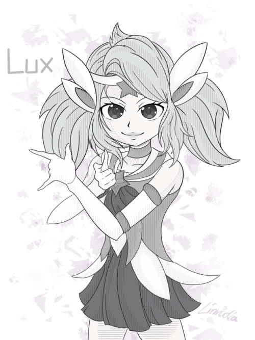 Star guardian Lux - lovely skin but LoL consumes my freetime ＼| ￣ヘ￣|／Do you remember this pose ? &am