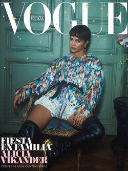 joewright:Alicia Vikander by Emma Summerton for Vogue España, December 2018