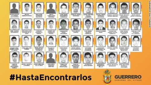 beam-meh-up-scotty:  myblxckparade:  WE ASK THE WORLD TO KEEP AN EYE ON US TODAY. On September 26, 2014, 43 students from the Raúl Isidro Burgos Rural Teachers College of Ayotzinapa went missing in Iguala, Guerrero, Mexico.  According to official reports,