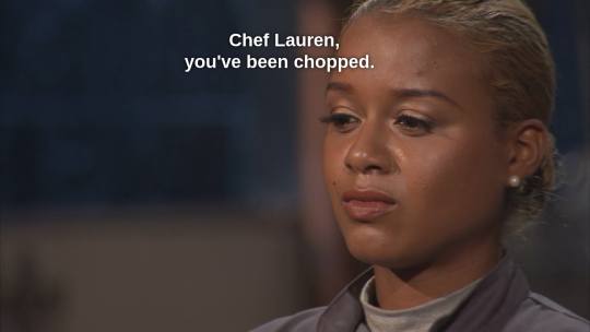 royalblackpirate:  56blogscrazy:  Realest episode of chopped ever chef lauren was