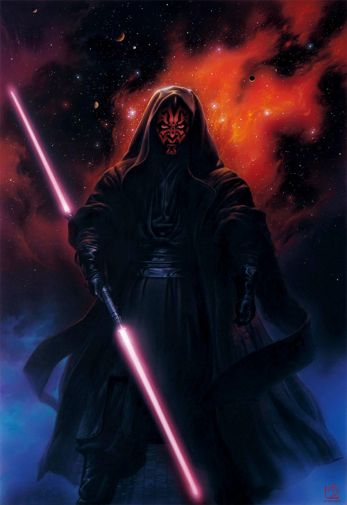 darthluminescent:Darth Maul // by Tsuneo Sanda