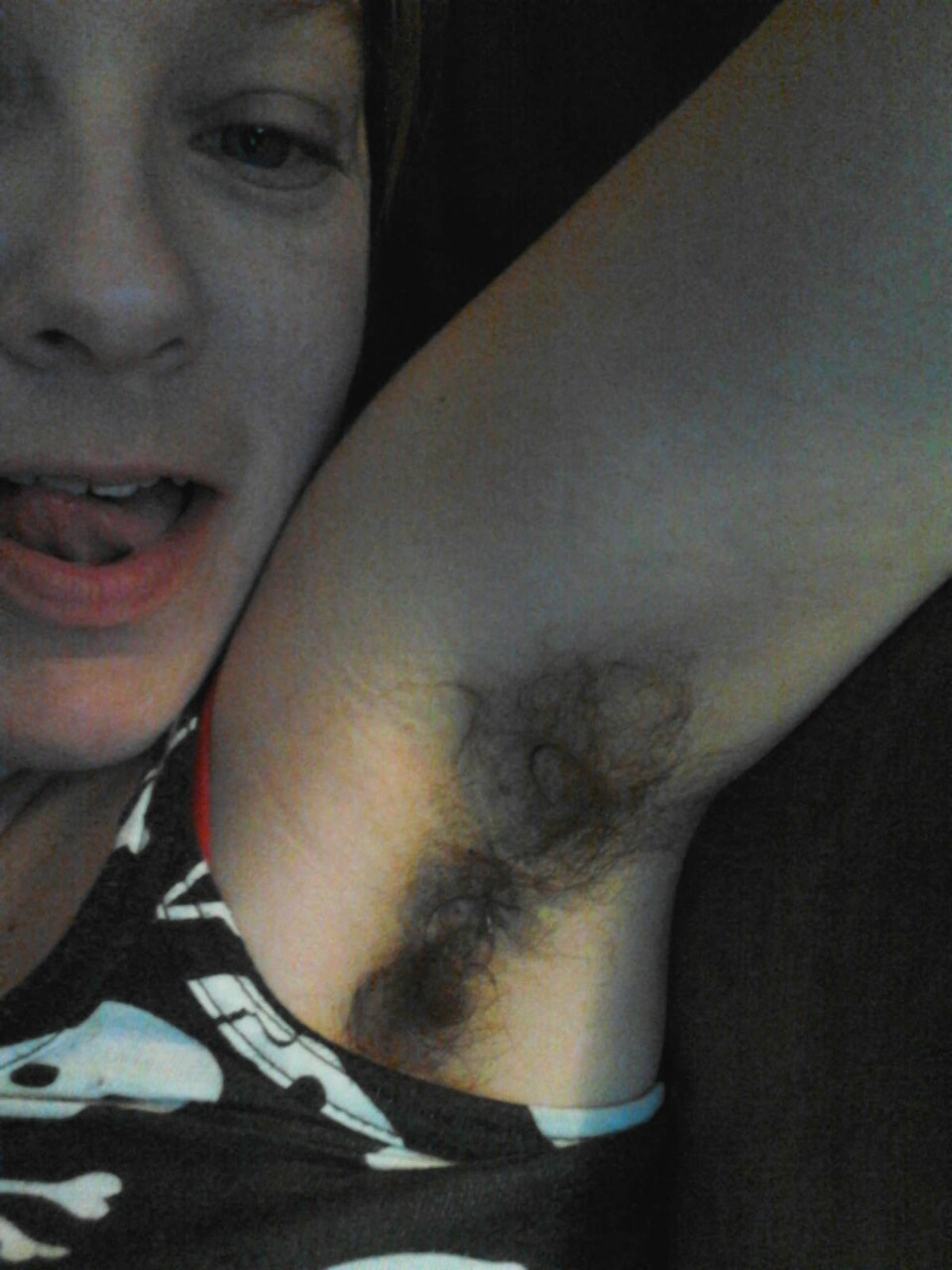 amc7465:  hairysweetlittleone:  My lovely pits… I think a nice load of thick cum