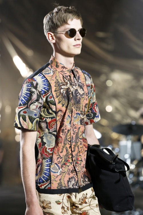 fancymen:homme—models:Janis Ancens at Dries Van Noten S/S 2014