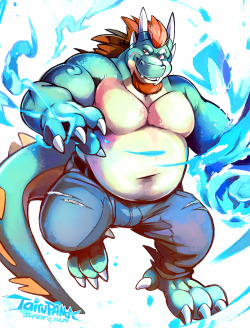 tulerarts:  Hot AND cool, how is that possible? Commission for the Cool_Laggio! Had a blast with this character though, I don’t draw dragons too often so it was pretty refreshing.