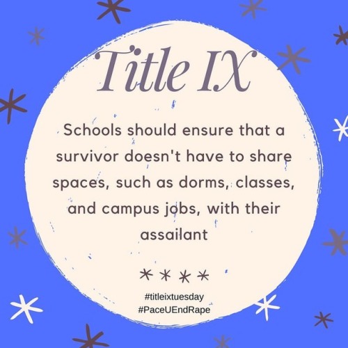 As a survivor it is your right under #titleix to not be forced into contact with your assailant. #kn