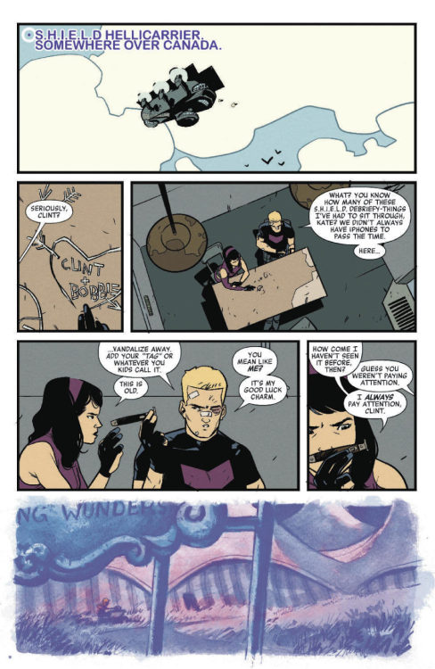 Preview for All New Hawkeye #03, by Jeff Lemire &amp; Ramon Perez What makes a hero and what breaks 