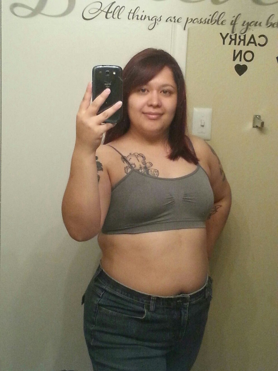 angelicarus25:  The most comfortable thing I’ve ever put on! #newbra #loveit #girlsarehappy