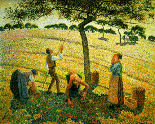 Apple Picking at Eragny-sur-Epte (x)Camille Pissarro 1888
