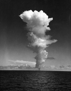 life:  Radioactive cloud from nuclear test,