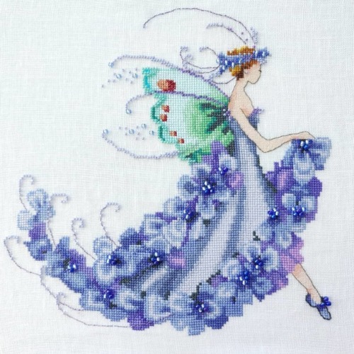 Wisteria is finished  #noracorbettdesign  #crossstitch #crossstitching  #wisteria  www.insta