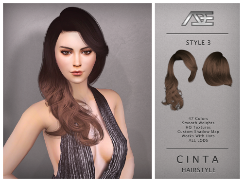 NEW SIMS 4 HAIRSTYLES, WILL BE AVAILABLE AT THE SIMS RESOURCE!!!Download Links: Cinta Hairstyle (Sty