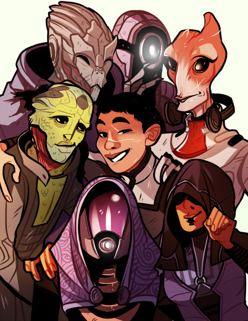 geniusbee:  My Shep and her main squad :’) I love these babies :’))) 