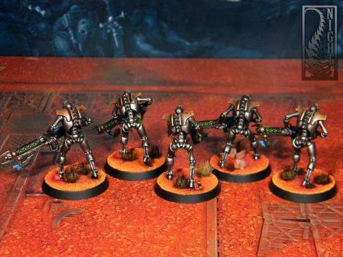 Necron Warriors of Nihilakh Dynasty.