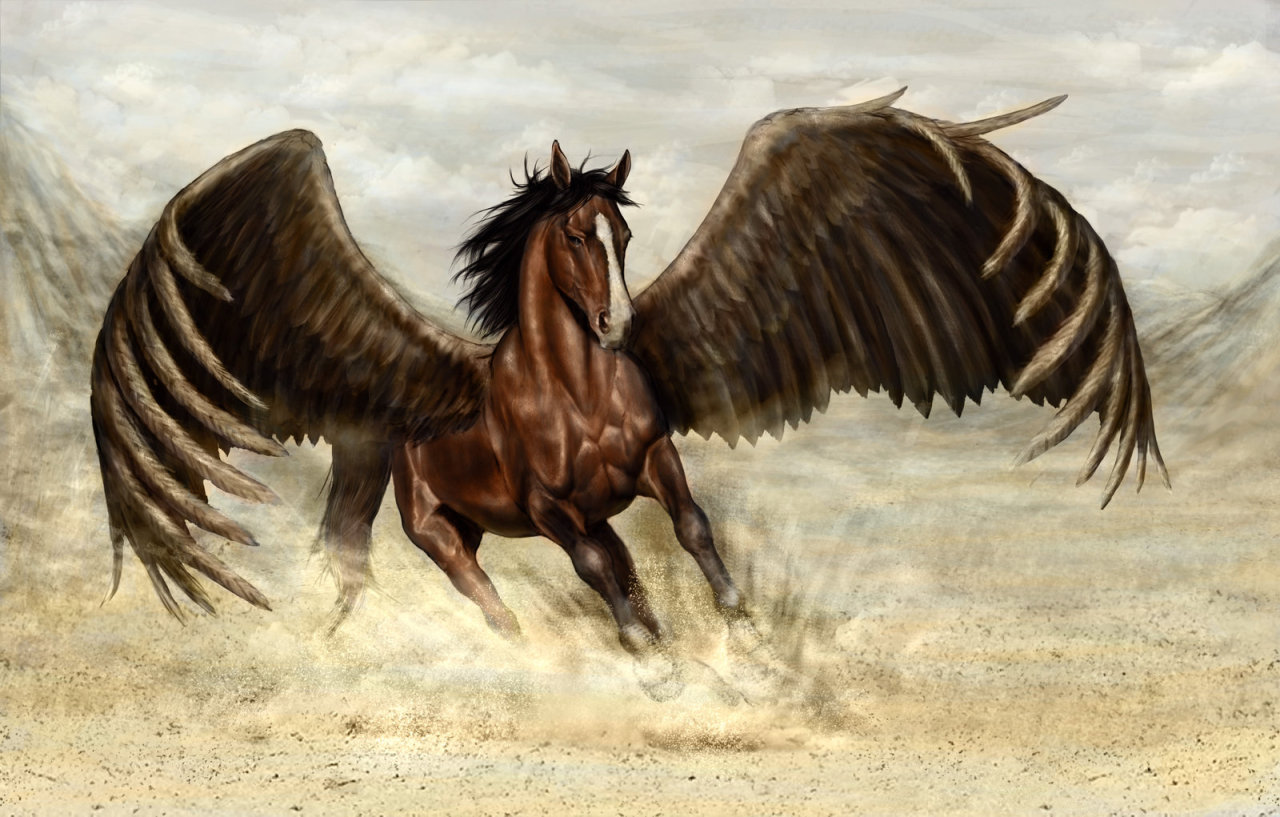 Harry potter winged horse