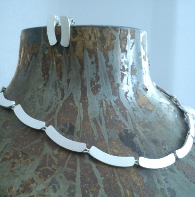 collier in silber 