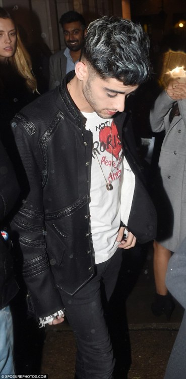 Zayn out in London - October 29, 2015