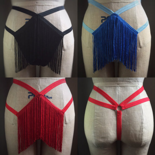 Shimmy Fringe Burlesque Cage Thong Panties Made to Order by DelilahBurlesque http://ift.tt/2dgD4vN