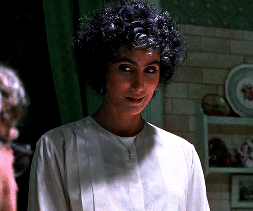 queencalanthes:Cher as Loretta CastoriniMoonstruck | 1987