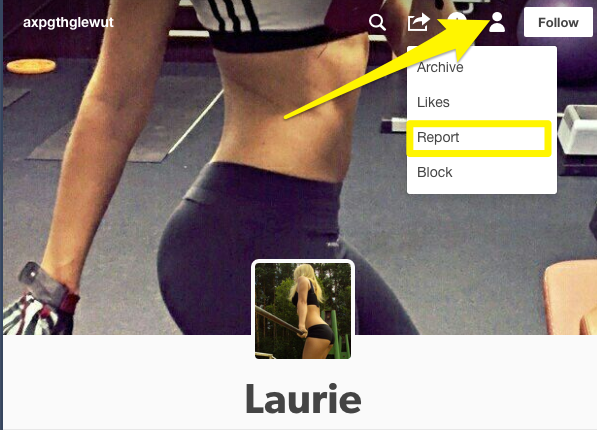 How to report bots that reblog your posts and inject their own links