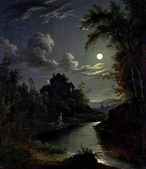 A Landscape and River Sceneby Abraham Pether (1756-1812)