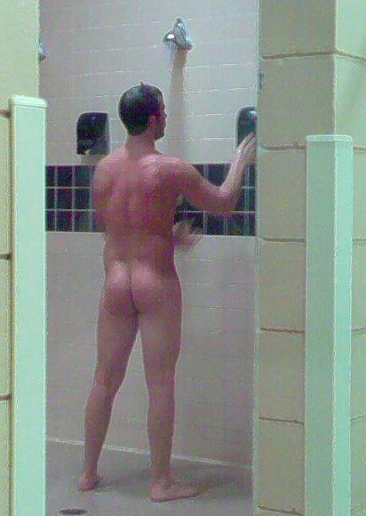 peeking-out-males: spycamdude2: Hidden cam in showers…Follow me!….spycamdude2.t