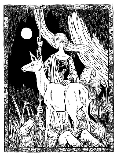 artofnocturne: “Et si la Blanche Biche s'était vengée ?” “What if the White Doe had her revenge, in 