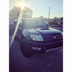 My New Whip 😍     #Toyota4Runner #Toyota #4Runner #Midnightblue #Blackrims #Blueonblack