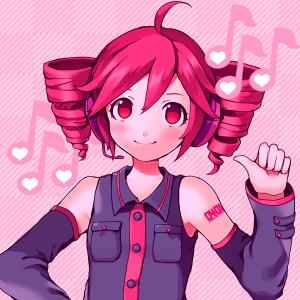 Teto Kasane icons with music notes and hearts in pastel for anon!Hey anon!! I hope you enjoy these i