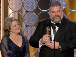 chubbyaddiction:  nodnol:  Dean DeBlois - Golden Globe Winner for How to Train your Dragon 2. Congratulations!  Great guy - great film… 
