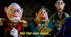 guiltyhipster:  Boy we’d better go check on Princess Anna’s corpse or something While we’re at it we should probably get some legal proof from Hans that he was married to her and stuff  Also we should make sure that there aren’t any cousins who