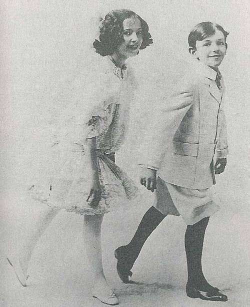 classicteamcgs:Fred Astaire and his sister Adele as vaudeville performers.