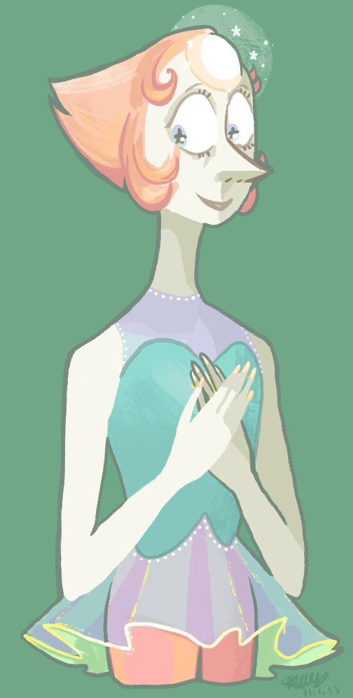 guums:  a pearl i drew a few weeks back. she is my fave and my mum