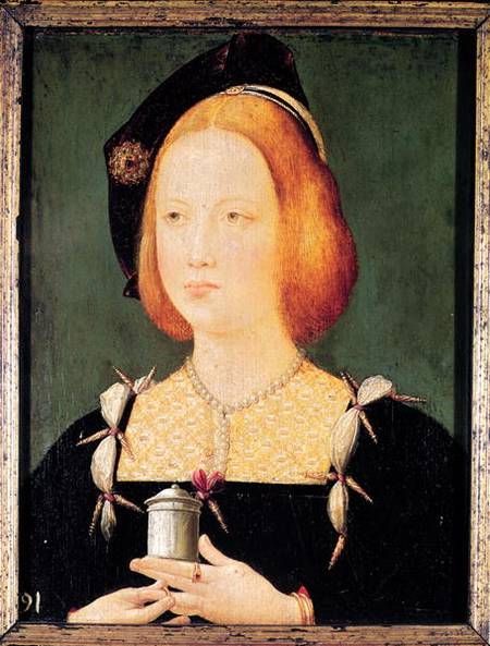 Mary Tudor, Queen of France, att. to Jean Perréal; 1514