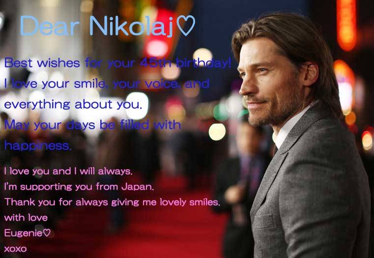 Happy 45th Birthday Nikolaj Coster-Waldau!