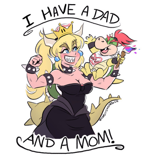 One more Bowsette drawing! A nice resolution to my comic from yesterday.