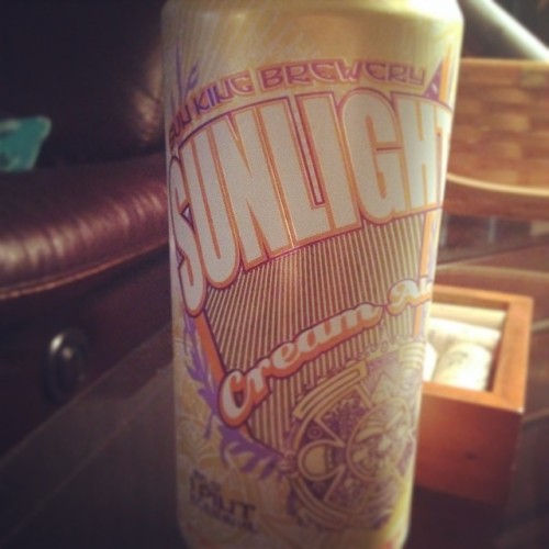 One of my favorite beers. #sunkingbrewery #sunlight #creamale