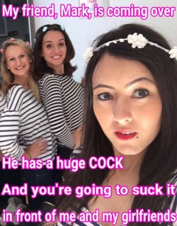 sissymaidtracy:  sissyboyfordaddycaps: awesometitelory:   censorpornfuntime:    yes i must suck cock…   Shouldn’t I dress like a slut then?   thank you i would be proud to                                                                            