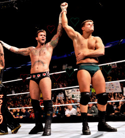 jasindarkblood:  ♥ CM Punk and Cody Rhodes - there magical Together ♥