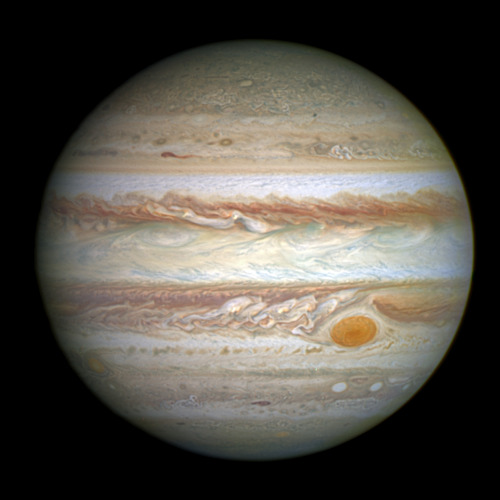 Jupiter (April 21, 2014) Credit: NASA, ESA, and A. Simon (Goddard Space Flight Center) (1000x1000)