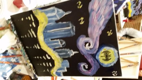 daily-superheroes:  Did a paint night with the wifehttp://daily-superheroes.tumblr.com