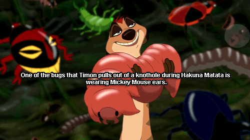 avengetheangels:Trivia from The Lion King