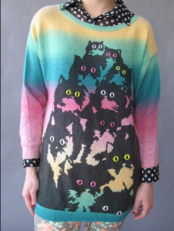 PRETTY SNAKE - crankycrafter: Crazy Cat Lady Sweaters or...