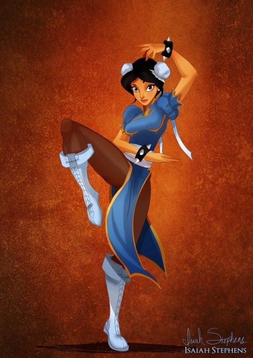 angua:  Disney Princesses Re-Imagined As Pop Culture Heroines 