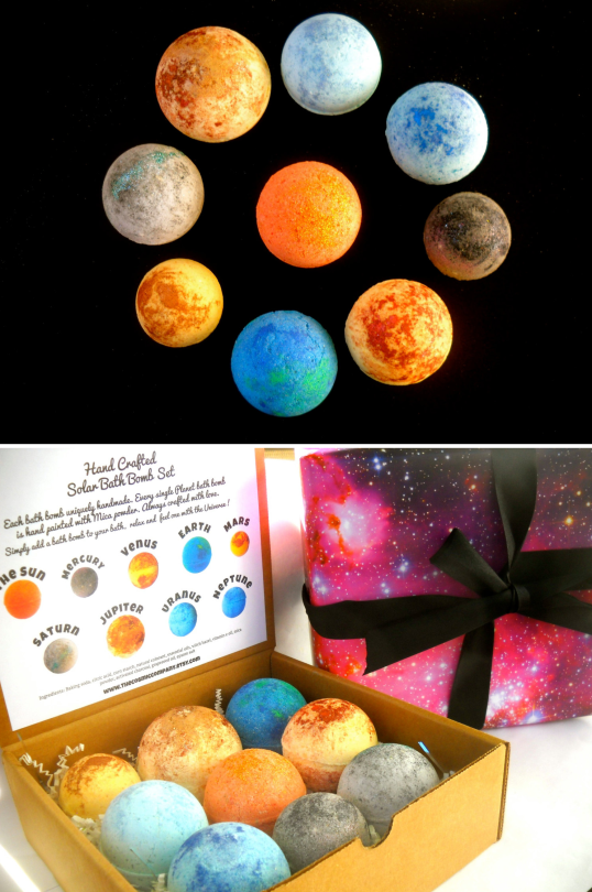 Solar Bath Bomb Set By The Cosmic Company